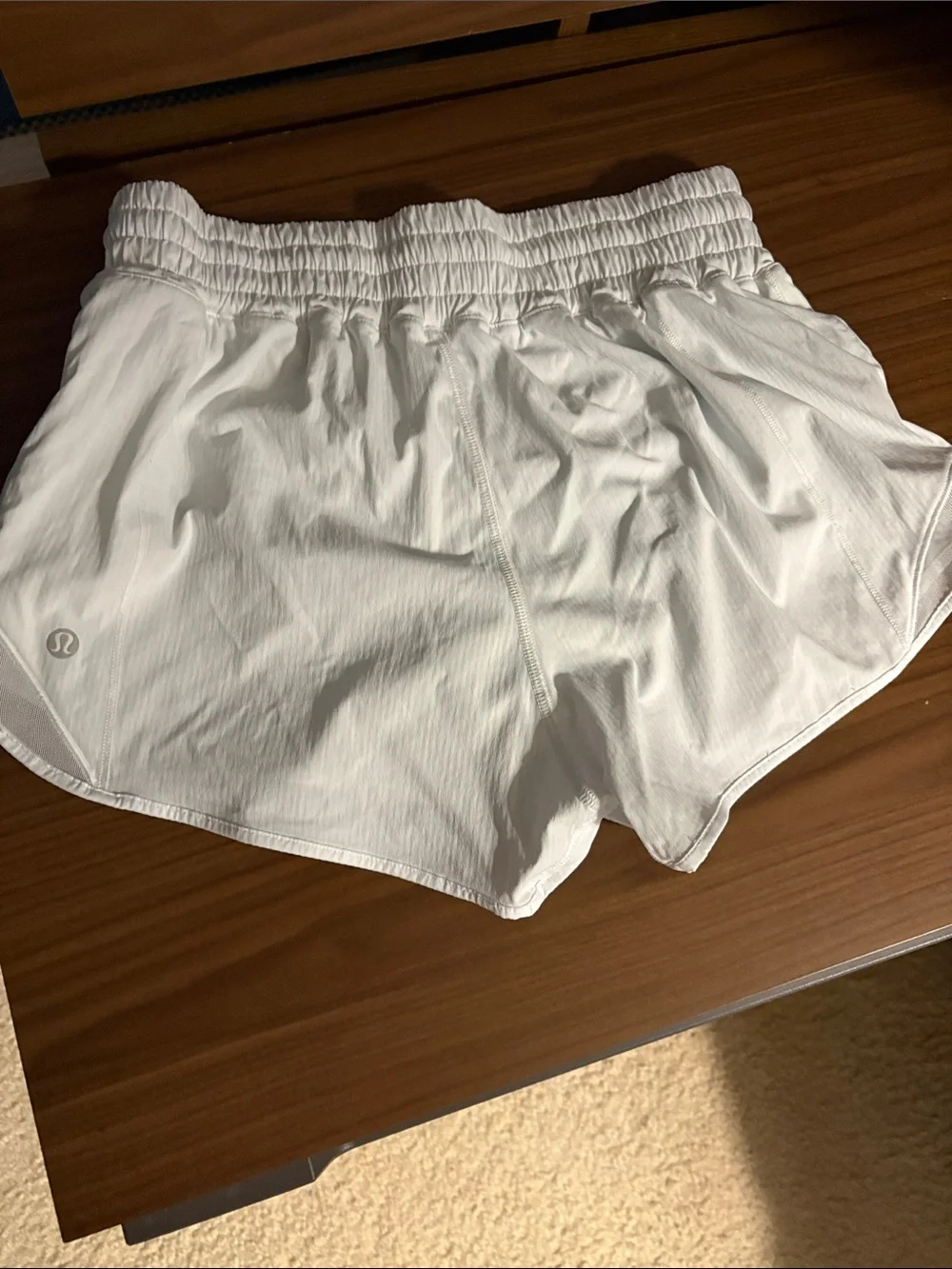 Lululemon Women's White Athletic Shorts Size 6